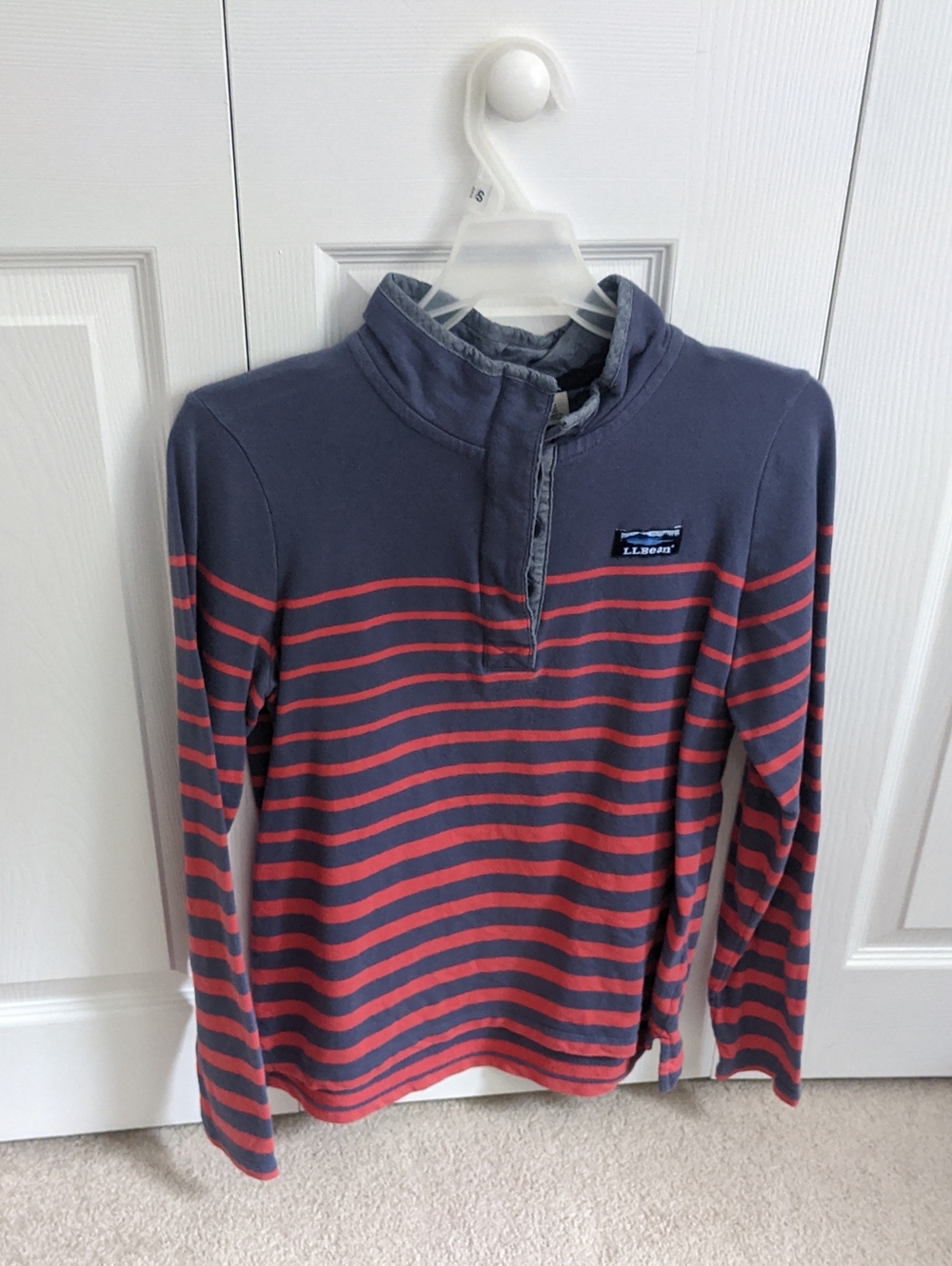 L.L. Bean Women's Size Small Long Sleeve Stripe Pullover